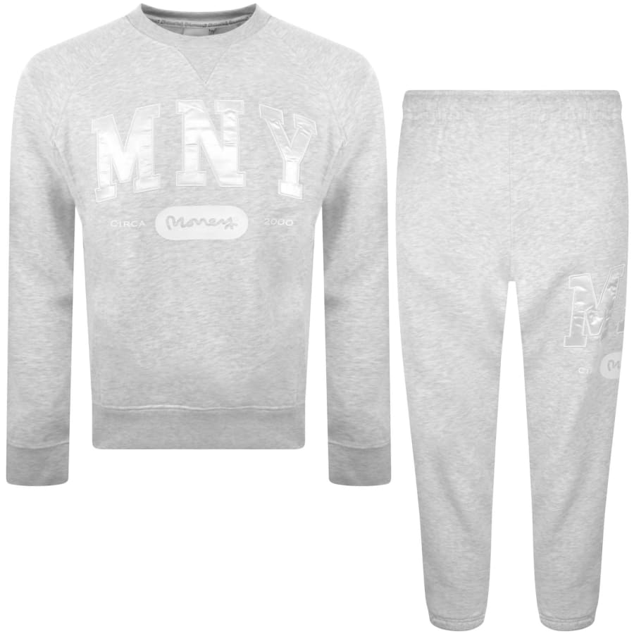 Grey designer tracksuit cheap